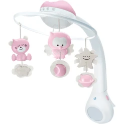 Kinderspeelgoed Winkel 29 Infantino B Kids® 3 In 1 Muziekmobile Met Lamp, Roze
