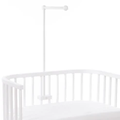 Babybay ® Verrijdbare Houder Geschikt Voor Alle Modellen Met Ronde Stangen Wit Gelakt -Kinderspeelgoed Winkel babybay verrijdbare houder geschikt voor alle modellen met ronde stangen wit gelakt a311241 1