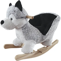 BabyGO - Schommeldier Rocker Husky -Kinderspeelgoed Winkel babygo schommeldier rocker husky a289124 1
