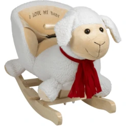 BabyGO - Schommeldier Schaap 11 BabyGO - Schommeldier Schaap -Kinderspeelgoed Winkel babygo schommeldier schaap a237657 4