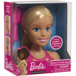 Barbie Mini Kapperskop, Blond Haar -Kinderspeelgoed Winkel barbie mini kapperskop blond haar a369056 2