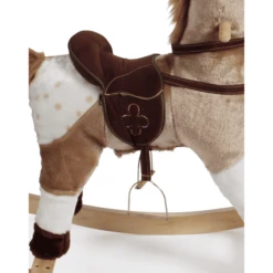 BAYER CHIC 2000 Hobbelpaard Bruin Met Witte Vlekken -Kinderspeelgoed Winkel bayer chic 2000 hobbelpaard bruin met witte vlekken a320823 3