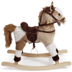 BAYER CHIC 2000 Hobbelpaard Bruin Met Witte Vlekken -Kinderspeelgoed Winkel bayer chic 2000 hobbelpaard bruin met witte vlekken a320823 4