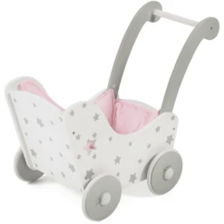 BAYER CHIC 2000 Houten Poppenwagen Stars Grijs -Kinderspeelgoed Winkel bayer chic 2000 houten poppenwagen stars grijs a296656 4