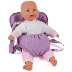 BAYER CHIC 2000 Poppen Draagriem Melange Lila -Kinderspeelgoed Winkel bayer chic 2000 poppen draagriem melange lila a297225 3