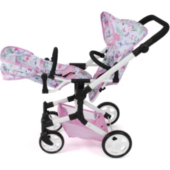 BAYER CHIC 2000 Poppenwagen Linus Duo Flower -Kinderspeelgoed Winkel bayer chic 2000 poppenwagen linus duo flower a359595 2