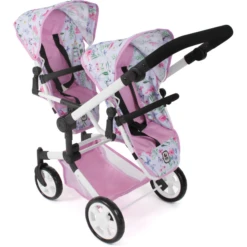 BAYER CHIC 2000 Poppenwagen Linus Duo Flower -Kinderspeelgoed Winkel bayer chic 2000 poppenwagen linus duo flower a359595 3