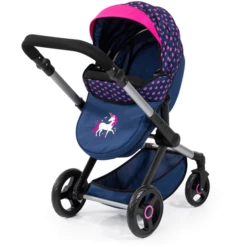Bayer Design Combi Poppenwagen Xeo Eenhoorn -Kinderspeelgoed Winkel bayer design combi poppenwagen xeo eenhoorn a372067 4