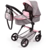 Bayer Design Neo Vario Combinatie Poppenwagen Grijs/roze, Met Vlinder -Kinderspeelgoed Winkel bayer design neo vario combinatie poppenwagen grijs roze met vlinder a313421