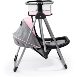 Bayer Design Poppen Kinderstoel Trio Grijs/roze, Met Vlinder -Kinderspeelgoed Winkel bayer design poppen kinderstoel trio grijs roze met vlinder a313514 2