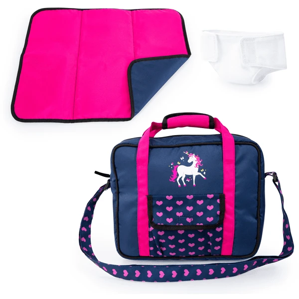 Bayer Design Verzorgingstas Blauw, Met Eenhoorn 3 Bayer Design Verzorgingstas Blauw, Met Eenhoorn