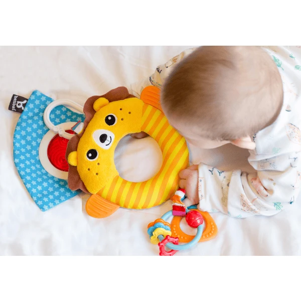 BENBAT Pluche Speelgoed Glinsterende Leeuw Voor Onderweg 4 BENBAT Pluche Speelgoed Glinsterende Leeuw Voor Onderweg - Image 2