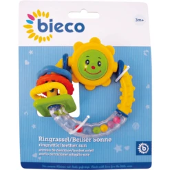 Bieco Rammelaar/Bijtring Zon -Kinderspeelgoed Winkel bieco rammelaar bijtring zon a206090 3
