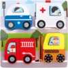Bino 3D Puzzel Hout, Reddingsvoertuigen -Kinderspeelgoed Winkel bino 3d puzzel hout reddingsvoertuigen a360359