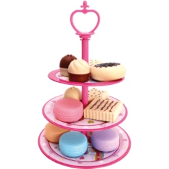 Bino Thee- En Gebakstandaardset Voor Kinderen -Kinderspeelgoed Winkel bino thee en gebakstandaardset voor kinderen a360320 3