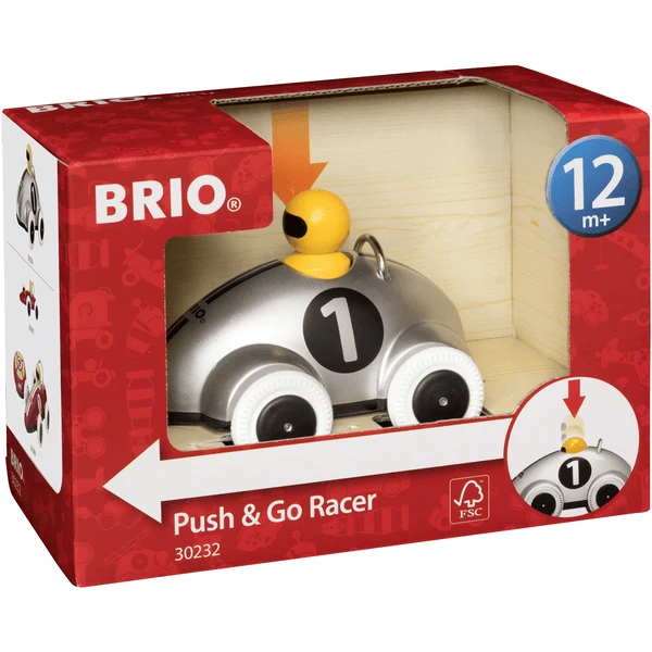 BRIO® Push And Go Racewagen Zilver 30232 6 BRIO® Push And Go Racewagen Zilver 30232 - Image 4