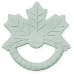 Cam Cam Copenhagen Bijtring Blad - Dusty Green -Kinderspeelgoed Winkel cam cam copenhagen bijtring blad dusty green a369674 2