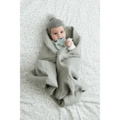 Cam Cam Copenhagen Bijtring Blad - Dusty Green -Kinderspeelgoed Winkel cam cam copenhagen bijtring blad dusty green a369674 3