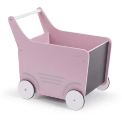 CHILDHOME Houten Wagen Roze 5 CHILDHOME Houten Wagen Roze -Kinderspeelgoed Winkel childhome houten wagen roze a260142 1