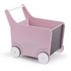 CHILDHOME Houten Wagen Roze -Kinderspeelgoed Winkel childhome houten wagen roze a260142