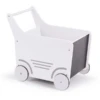 CHILDHOME Houten Wagen Wit -Kinderspeelgoed Winkel childhome houten wagen wit a260144