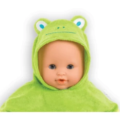 Corolle ® Mon Petit Poupon - Badjas, Kikker 30cm 9 Corolle ® Mon Petit Poupon - Badjas, Kikker 30cm -Kinderspeelgoed Winkel corolle mon petit poupon badjas kikker 30cm a337765 2