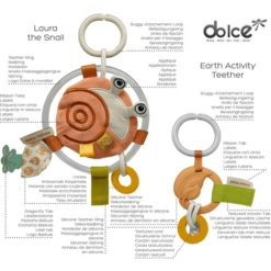 Dolce Earth Laura De Slak -Kinderspeelgoed Winkel dolce earth laura de slak a373850 3