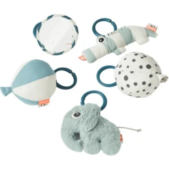 Done By Deer ™ Activity Speelstrik & Deken, Blauw -Kinderspeelgoed Winkel done by deer activity speelstrik amp deken blauw a279420 3