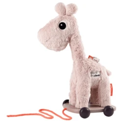 Done By Deer ™ Pull-along Dier Giraffi Raffi, Roze -Kinderspeelgoed Winkel done by deer pull along dier giraffi raffi roze a279672 2