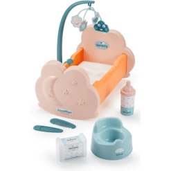 Ecoiffier Poppenwieg Met Accessoires -Kinderspeelgoed Winkel ecoiffier poppenwieg met accessoires a386620 2