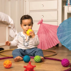 Edushape Baby Sensorische Ballen - 6 Stuks -Kinderspeelgoed Winkel edushape baby sensorische ballen 6 stuks a394059 4