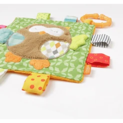 Fehn® Sleeping Forest Knisperdoek Uil Met Ring -Kinderspeelgoed Winkel fehn sleeping forest knisperdoek uil met ring a273733 2