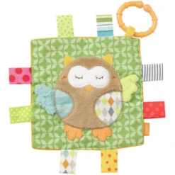 Fehn® Sleeping Forest Knisperdoek Uil Met Ring