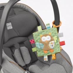 Fehn® Sleeping Forest Knisperdoek Uil Met Ring -Kinderspeelgoed Winkel fehn sleeping forest knisperdoek uil met ring a273733 3