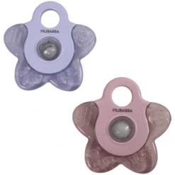 Filibabba Verkoelende Ster Bijtring 2-Pack - Rose Mix -Kinderspeelgoed Winkel filibabba verkoelende ster bijtring 2 pack rose mix a333529 4