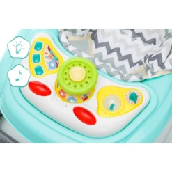 Fillikid Loopwagen Zigzag Mint Grijs -Kinderspeelgoed Winkel fillikid loopwagen zigzag mint grijs a276427 4