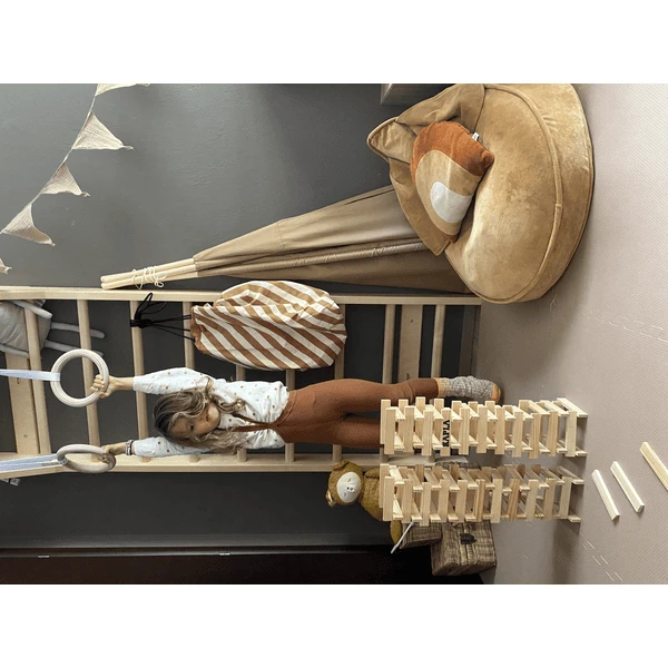 Fitwood ULPU MINI Turnringen, Berken - Zwarte Banden 7 Fitwood ULPU MINI Turnringen, Berken - Zwarte Banden - Image 5