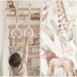 Fitwood ULPU MINI Turnringen, Wit - Witte Bandjes -Kinderspeelgoed Winkel fitwood ulpu mini turnringen wit witte bandjes a377293 2