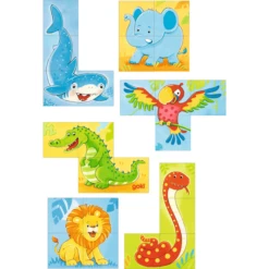 Goki Kubuspuzzel Wilde Dieren -Kinderspeelgoed Winkel goki kubuspuzzel wilde dieren a305593 3