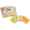 Goki Leren Klok In Houten Doos -Kinderspeelgoed Winkel goki leren klok in houten doos a325282