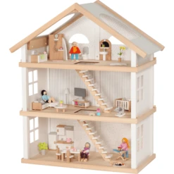 Goki Poppenhuis Modern Wonen, 3 Verdiepingen 9 Goki Poppenhuis Modern Wonen, 3 Verdiepingen -Kinderspeelgoed Winkel goki poppenhuis modern wonen 3 verdiepingen a351313 3