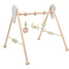 HESS Baby Speeltoestel Kleine Muis, Naturel Appelgroen -Kinderspeelgoed Winkel hess baby speeltoestel kleine muis naturel appelgroen a334706