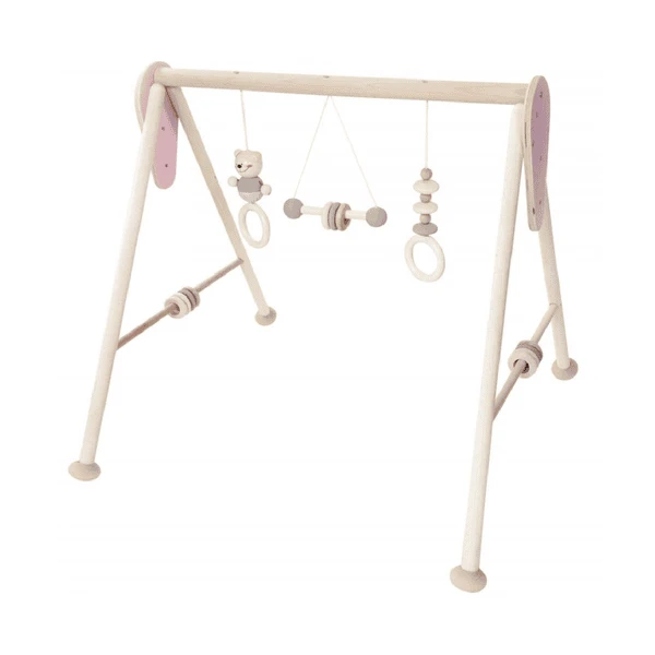 HESS Babygym Natuur Roze 3 HESS Babygym Natuur Roze