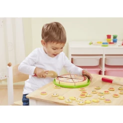 Howa® Houten Snijpizza -Kinderspeelgoed Winkel howa houten snijpizza a268355 3