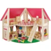 Howa® Poppenhuis Opvouwbaar Incl. Accessoires -Kinderspeelgoed Winkel howa poppenhuis opvouwbaar incl accessoires a260254