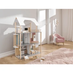 Howa® Poppenhuis Voor Poppen Tot 30cm -Kinderspeelgoed Winkel howa poppenhuis voor poppen tot 30cm a282027 1