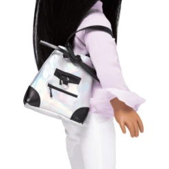 I'M A GIRLY Silver Black Tas -Kinderspeelgoed Winkel im a girly silver black tas a314980 3