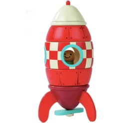 Janod® Magnetisch Bouwpakket - Raket Klein -Kinderspeelgoed Winkel janod magnetisch bouwpakket raket klein a195994 2