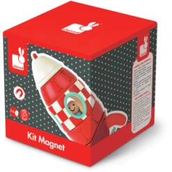 Janod® Magnetisch Bouwpakket - Raket Klein -Kinderspeelgoed Winkel janod magnetisch bouwpakket raket klein a195994 3