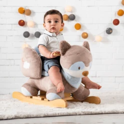 NATTOU Jim & Bob Schommeldier Bob Wasbeer -Kinderspeelgoed Winkel jim bob schommeldier bob wasbeer a343488 3